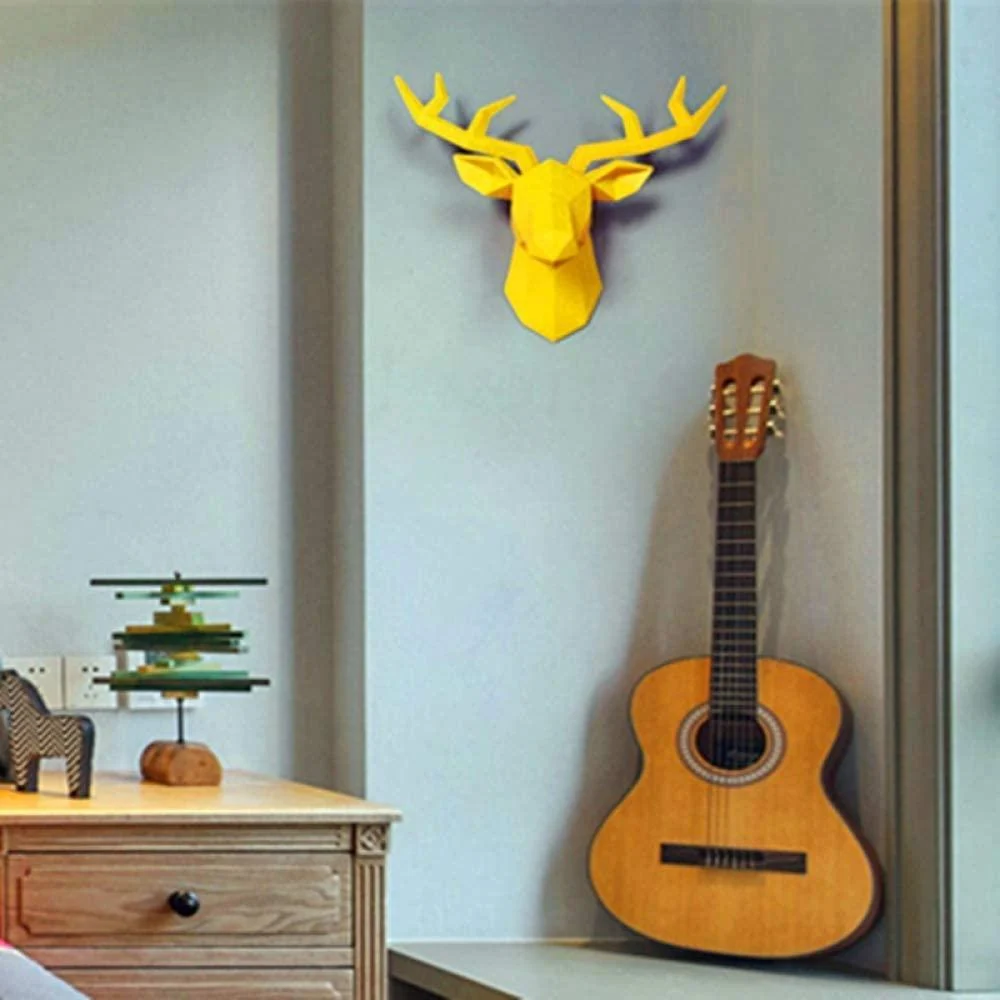 3D Deer Head Wall Statue - Glova