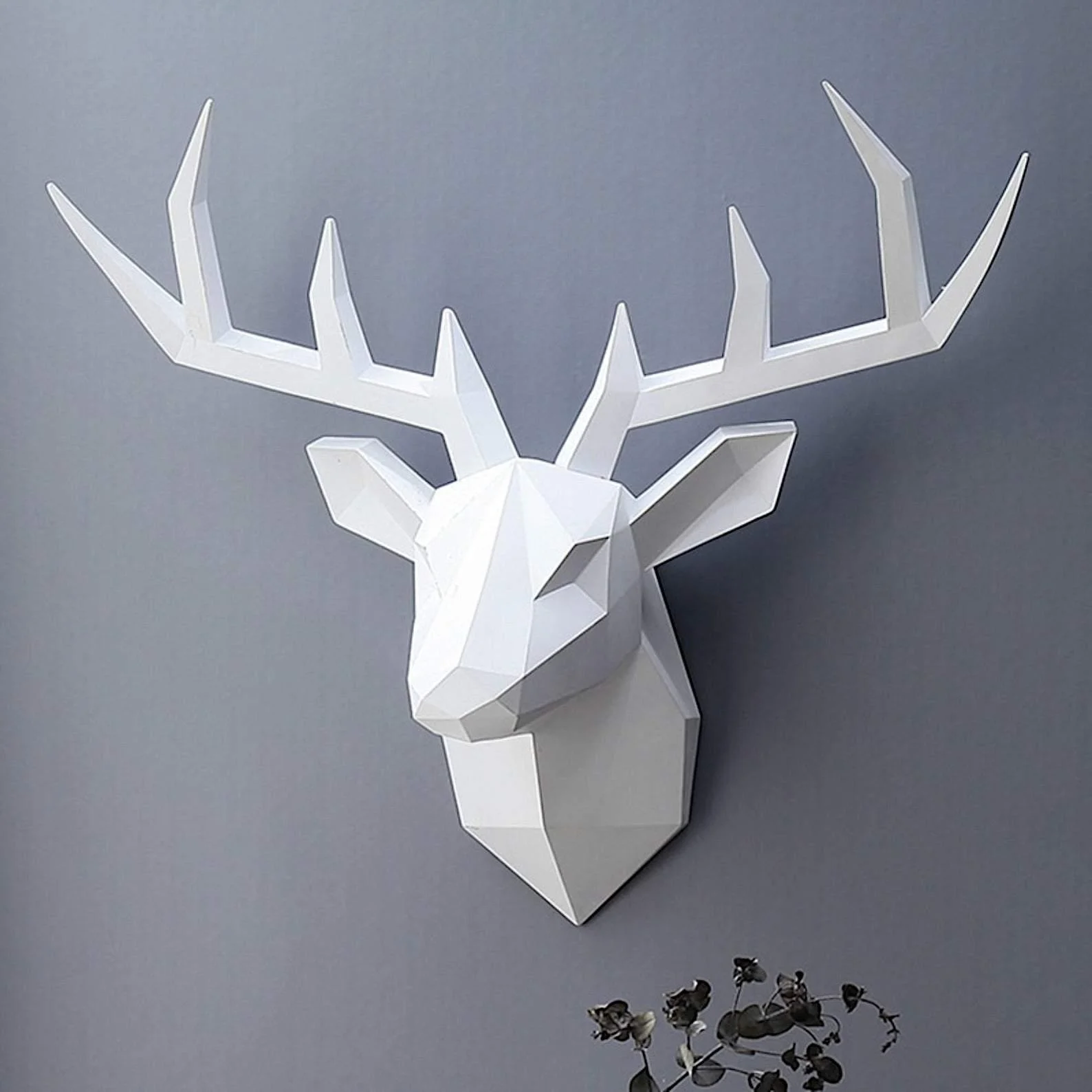 3D Deer Head Wall Statue - Glova