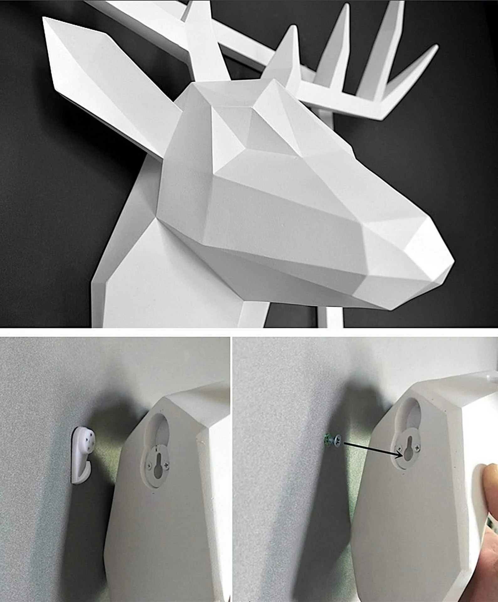 3D Deer Head Wall Statue - Glova