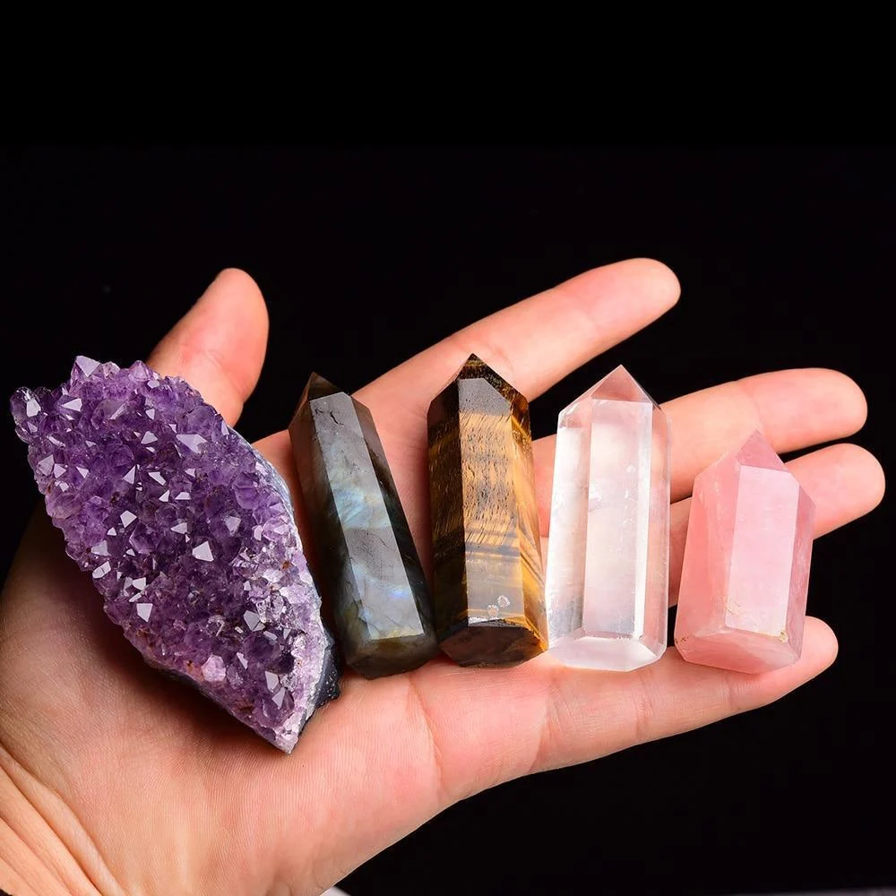 5 Healing Crystals In A Box - Glova