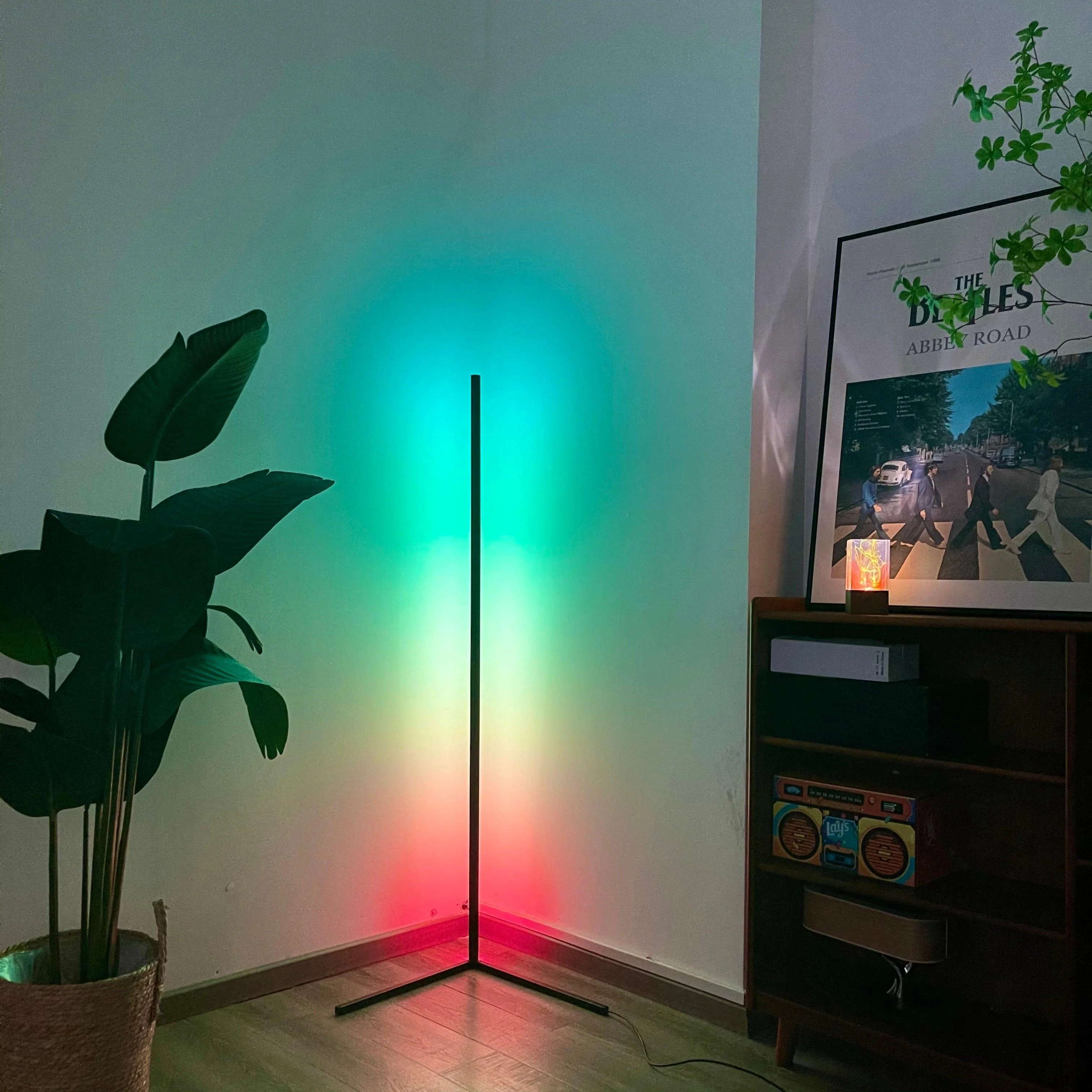 55'' RGB Color Corner Floor Lamp - Glova