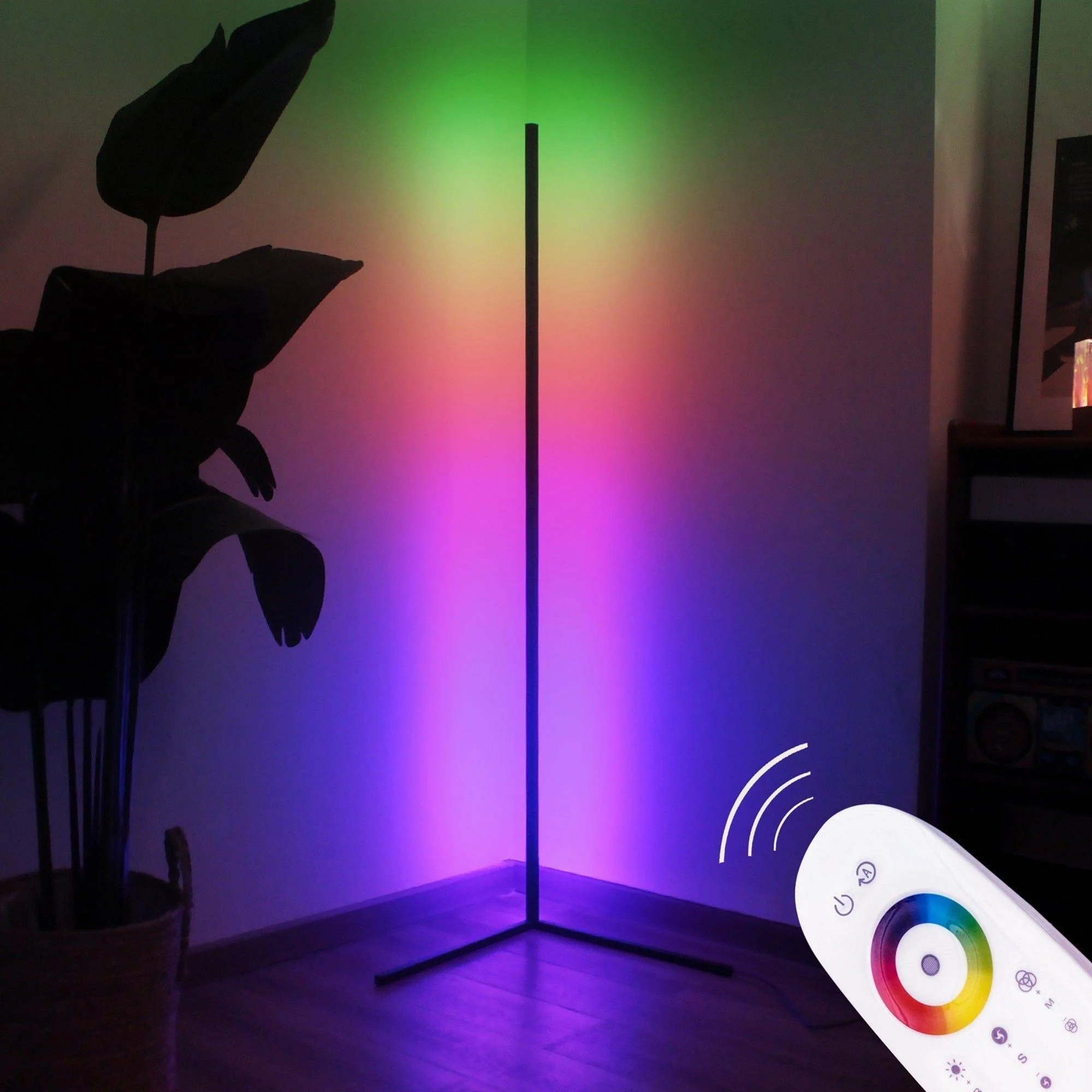 55'' RGB Color Corner Floor Lamp - Glova