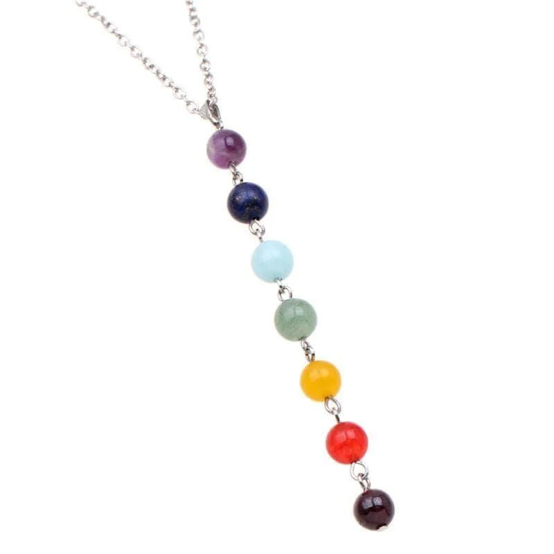 7 Chakra Beads Necklace - Glova