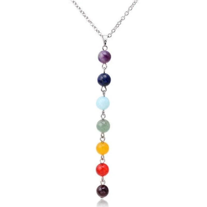 7 Chakra Beads Necklace - Glova