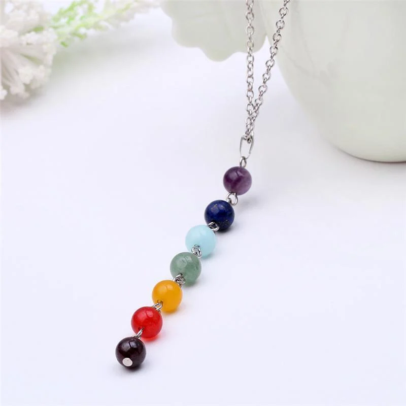 7 Chakra Beads Necklace - Glova