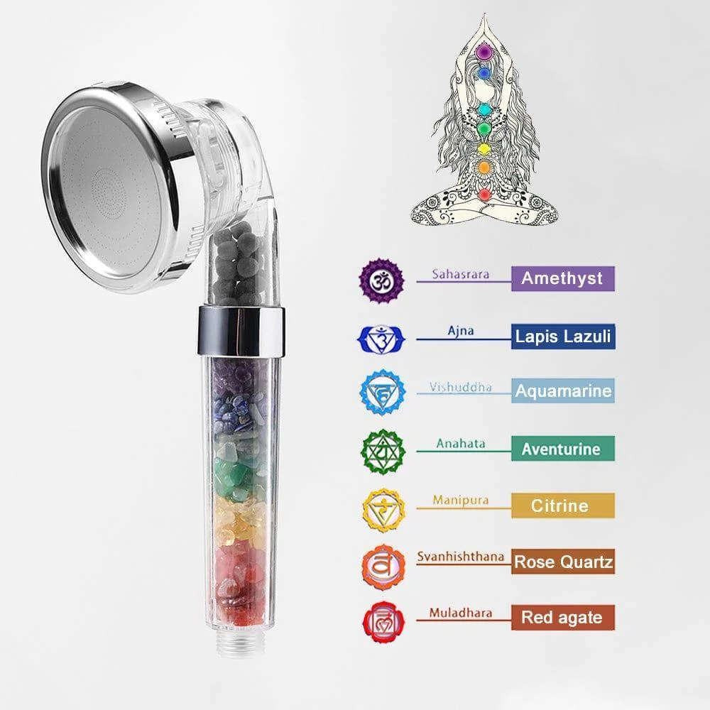 7 Chakra Crystal Shower Head - Glova