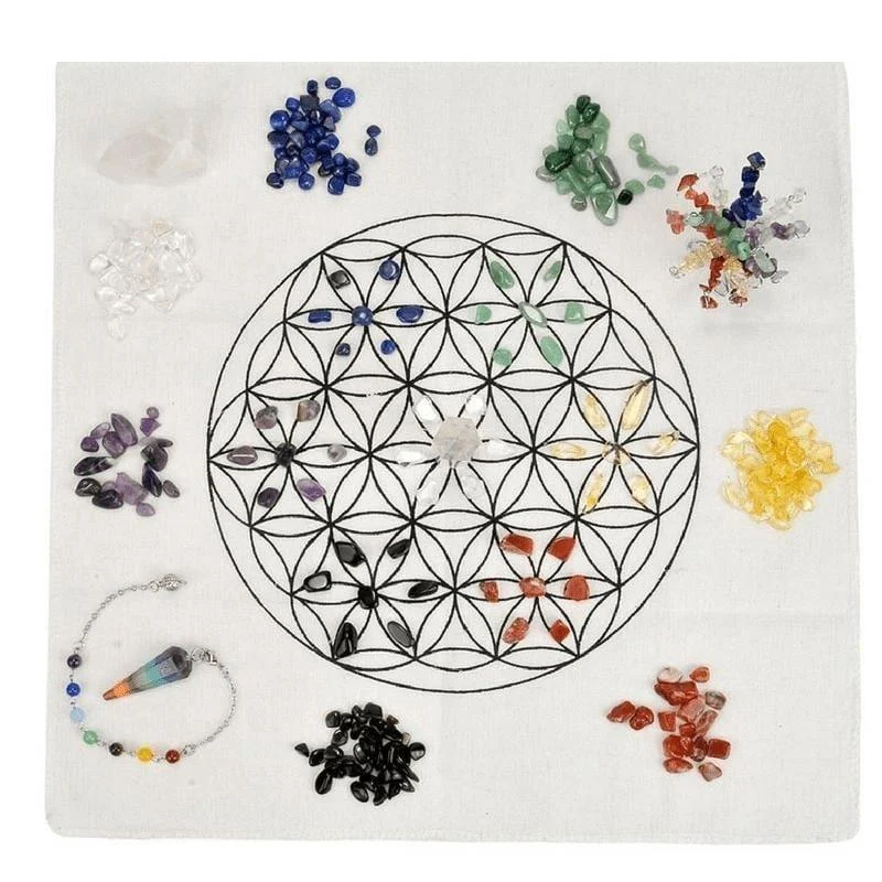 7 Chakra Healing Crystal Grid - Glova