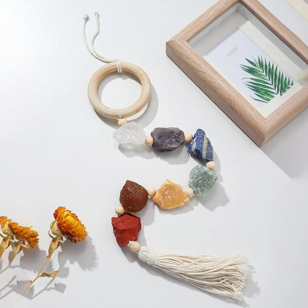 7 Natural Stones Wall Hanging - Glova