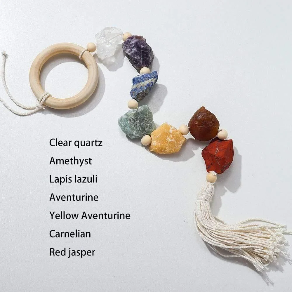 7 Natural Stones Wall Hanging - Glova