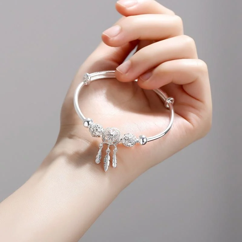 925 Sterling Silver Dreamcatcher Bracelet - Glova