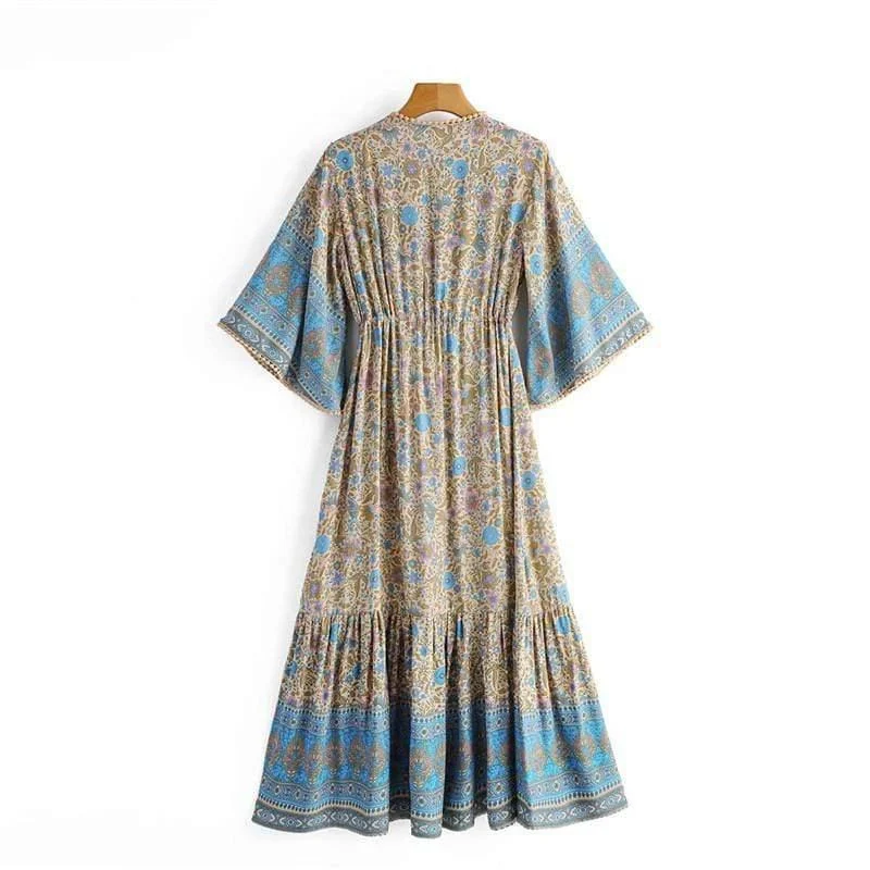 Aba Bohemian Maxi Dress - Glova