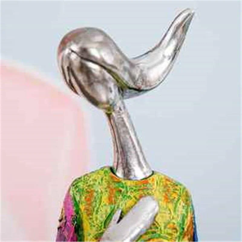 Abstract Colorful Woman Sculpture Figurine - Glova