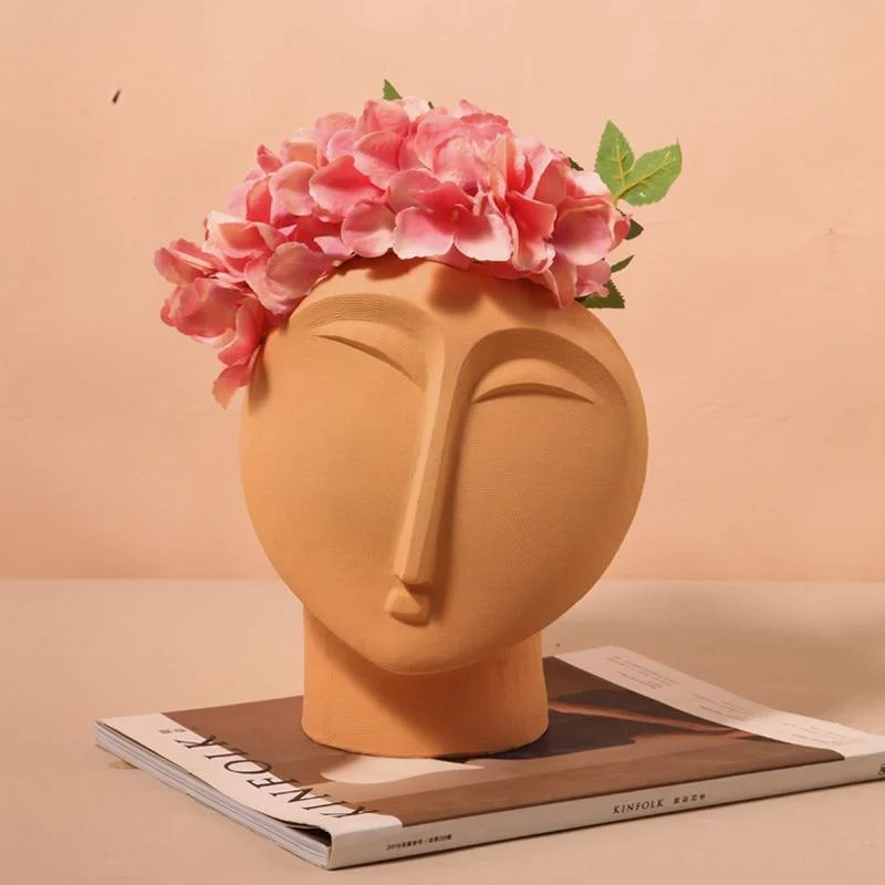 Abstract Face Flower Pot - Glova