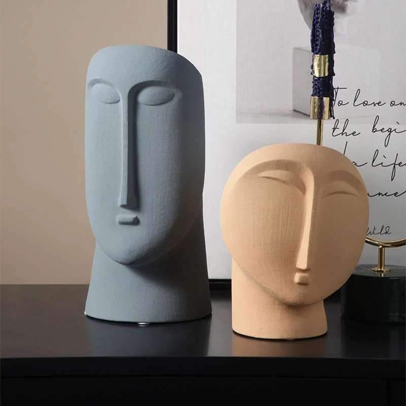 Abstract Face Flower Pot - Glova