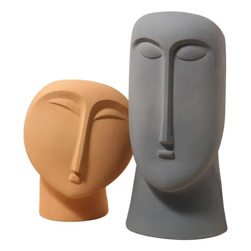 Abstract Face Flower Pot - Glova