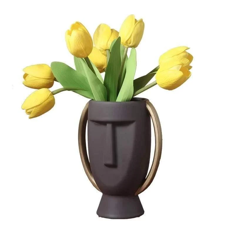 Abstract Face Flower Vase - Glova