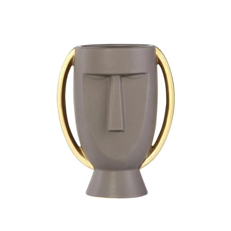 Abstract Face Flower Vase - Glova