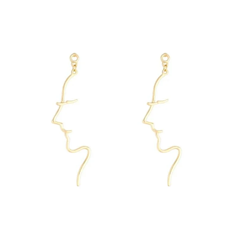 Abstract Face Shape Earrings - Glova