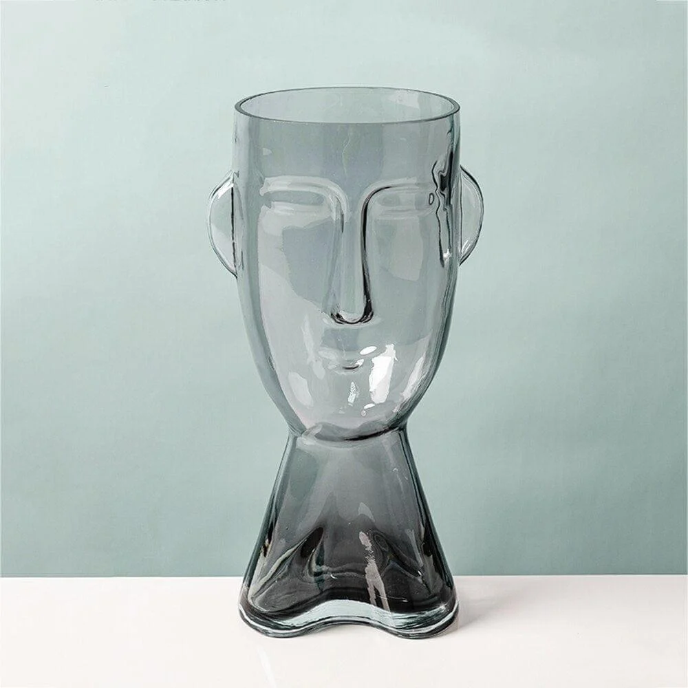 Abstract Human Face Flower Vase - Glova