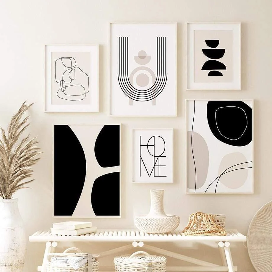 Abstract Line Nordic Posters - Glova