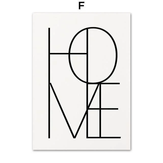 Abstract Line Nordic Posters - Glova