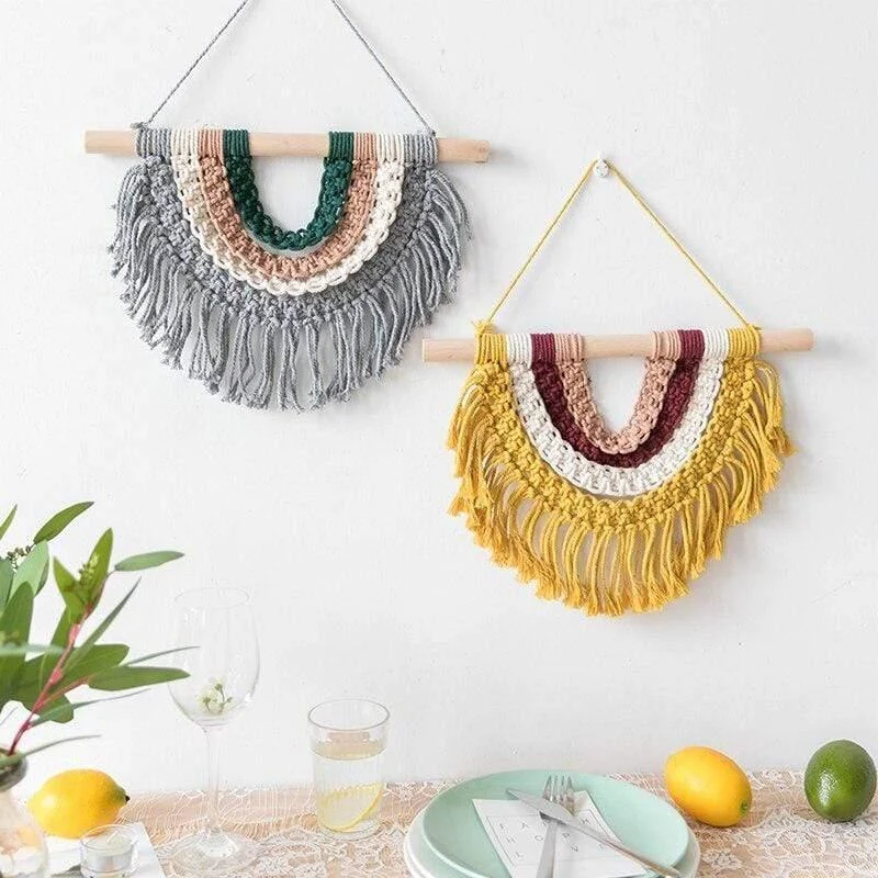 Adana Macrame Hanging Wall Art - Glova