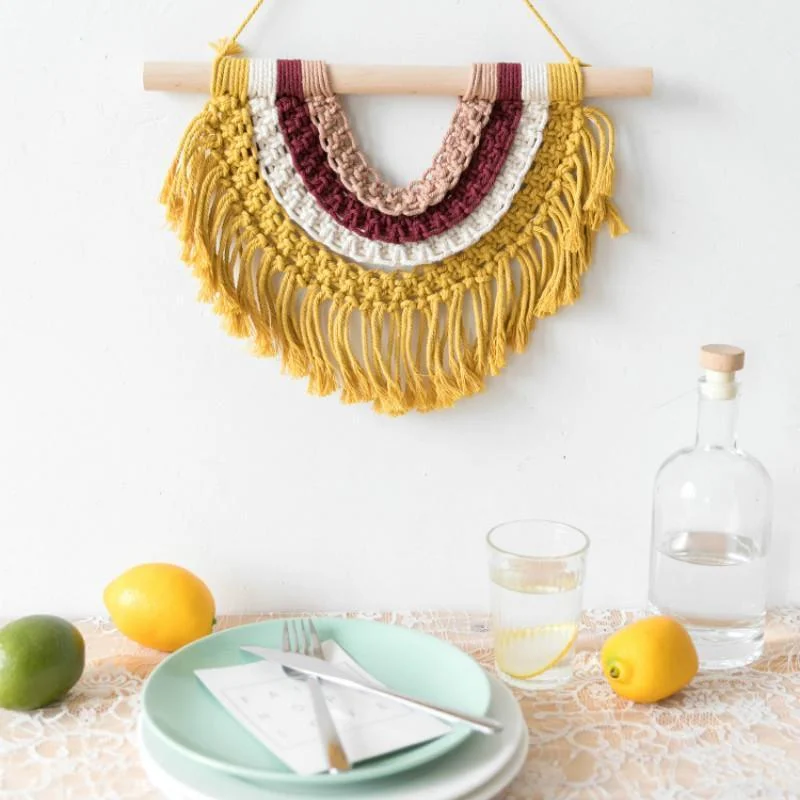 Adana Macrame Hanging Wall Art - Glova