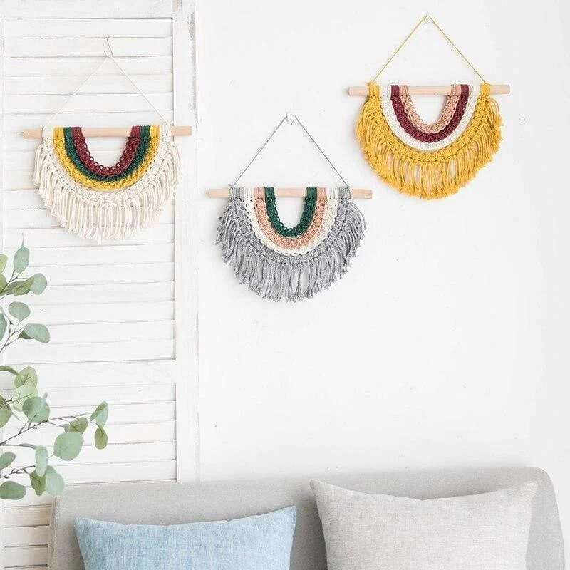 Adana Macrame Hanging Wall Art - Glova