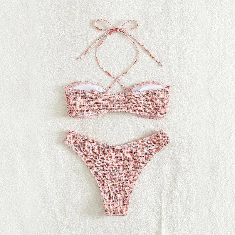 Adriana Smocked Bikini Set - Glova