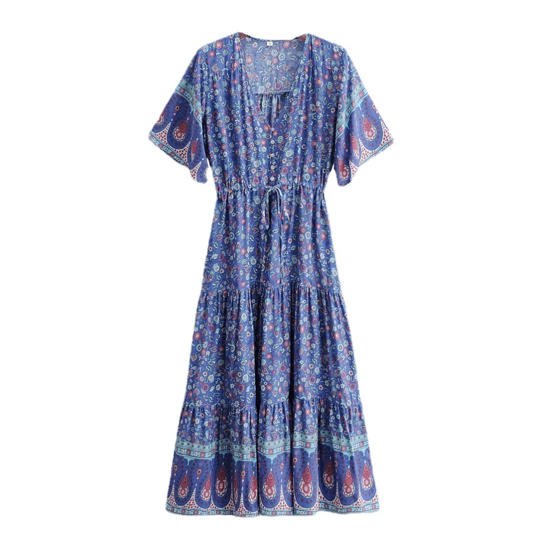 Agnes Boho Maxi Dress - Glova