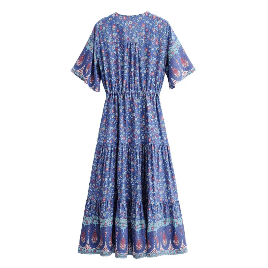 Agnes Boho Maxi Dress - Glova