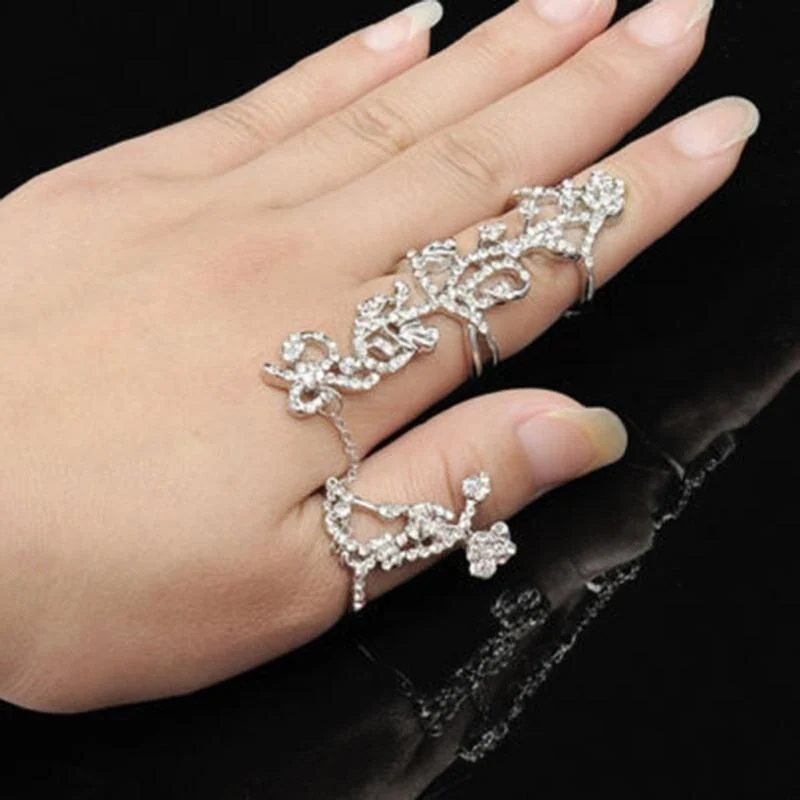 Aiyana Chain Link Rings - Glova