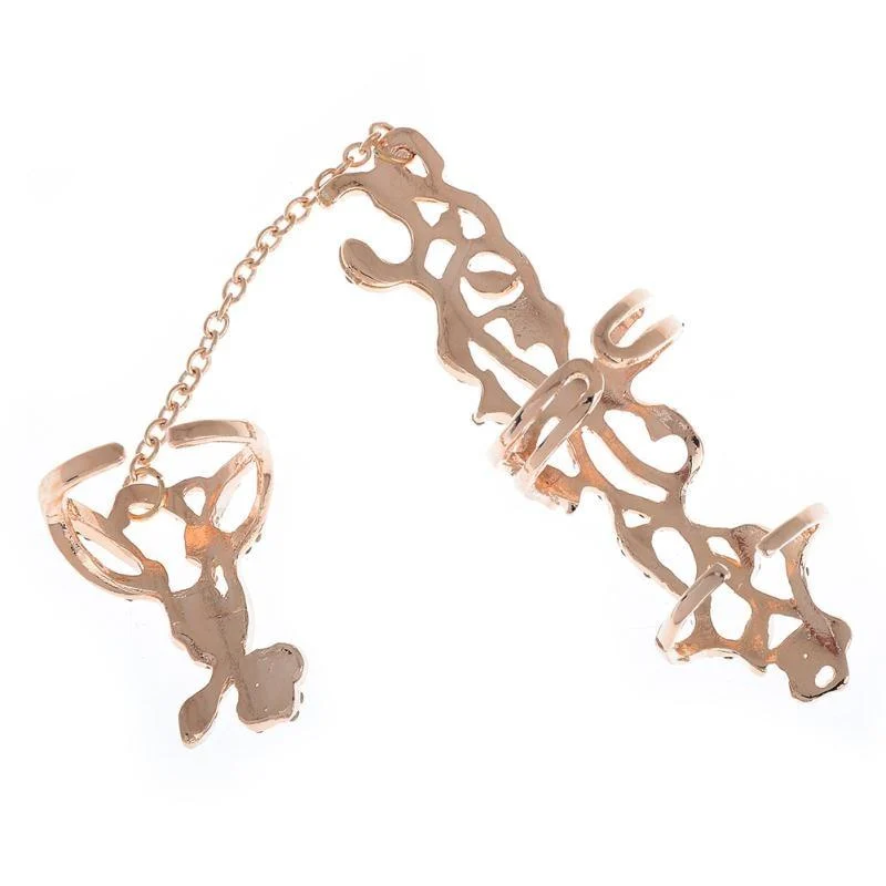 Aiyana Chain Link Rings - Glova