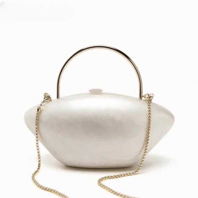 Alicja Pearlescent Acrylic Evening Bag - Glova