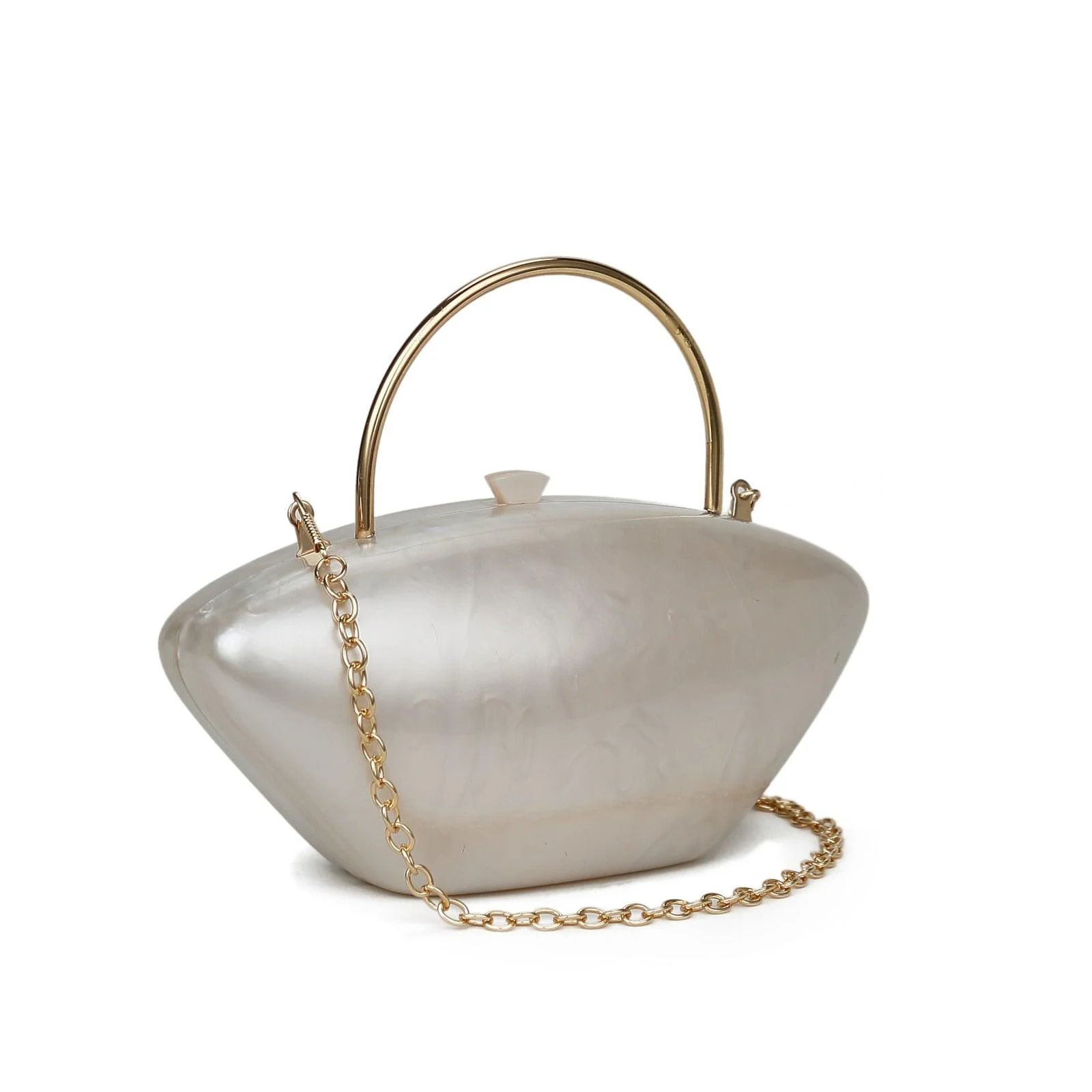 Alicja Pearlescent Acrylic Evening Bag - Glova