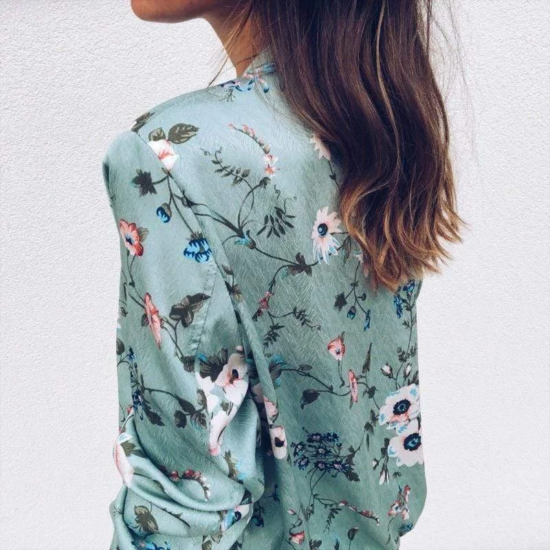 Alisha Floral Bomber Jacket - Glova