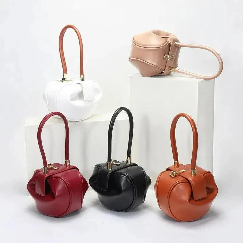 Alma Leather Mini Dumpling Bags - Glova