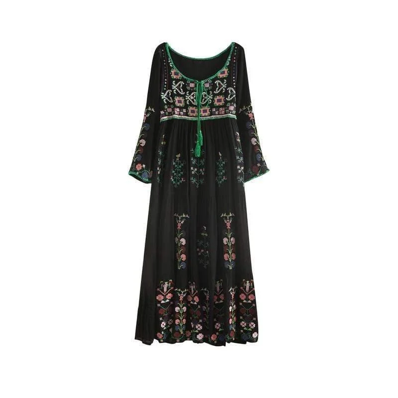 Alsephina Embroidered Dress - Glova