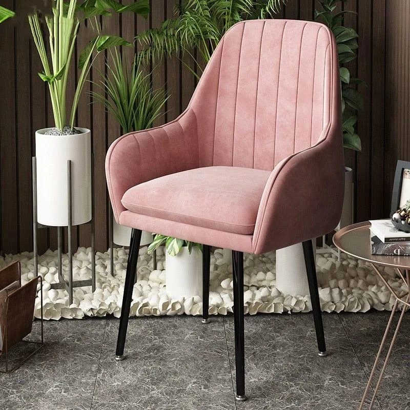 Amaia Velvet Arm Chair - Glova