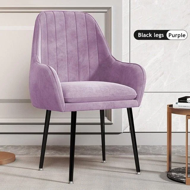 Amaia Velvet Arm Chair - Glova