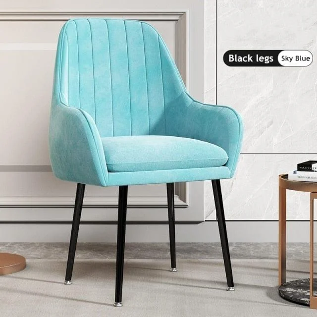 Amaia Velvet Arm Chair - Glova