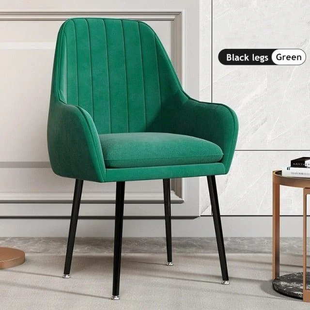 Amaia Velvet Arm Chair - Glova