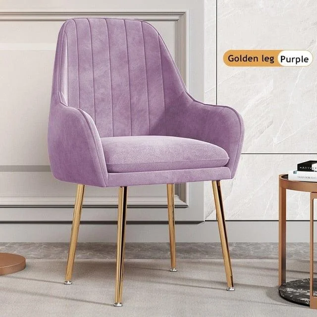 Amaia Velvet Arm Chair - Glova