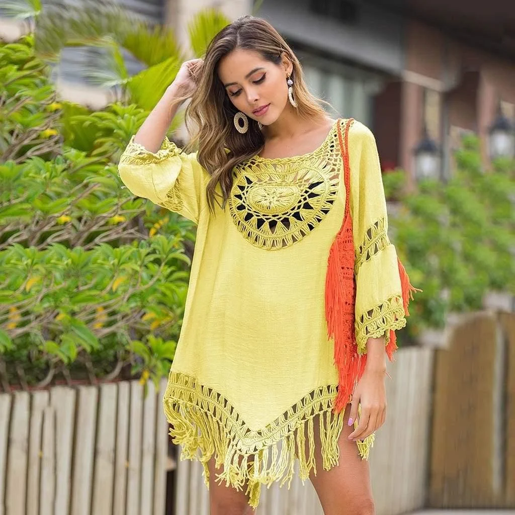 AMARIS Tassel Cover Up - Glova