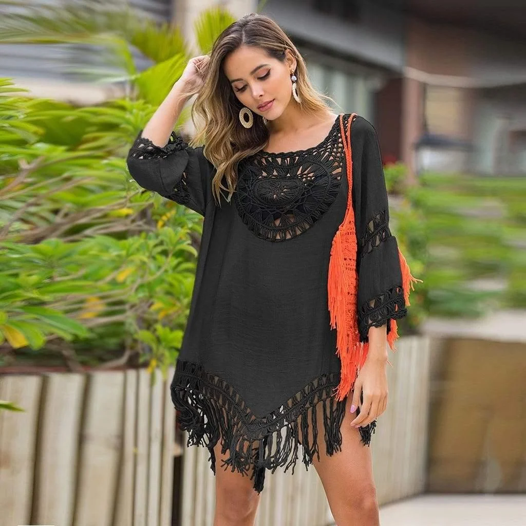 AMARIS Tassel Cover Up - Glova