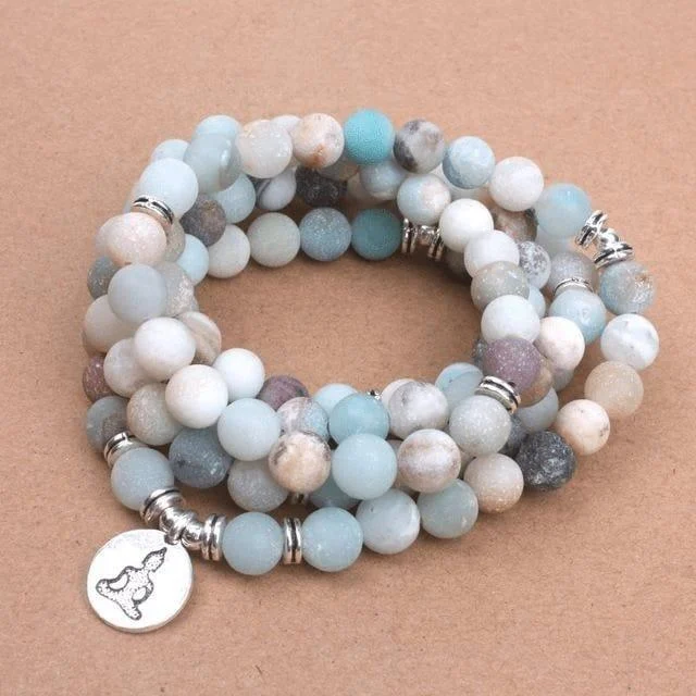 Amazonite Matte Mala Bracelet - Glova