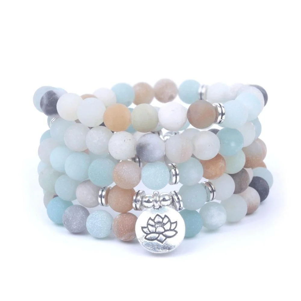 Amazonite Matte Mala Bracelet - Glova