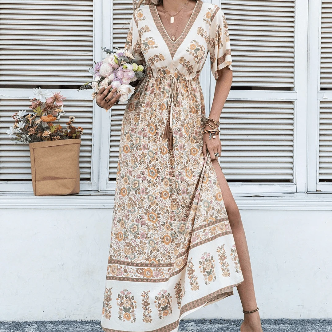 Amelia Boho Maxi Dress - Glova