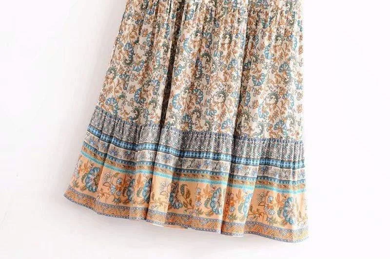 AMELIE BOHO MIDI SKIRT - Glova