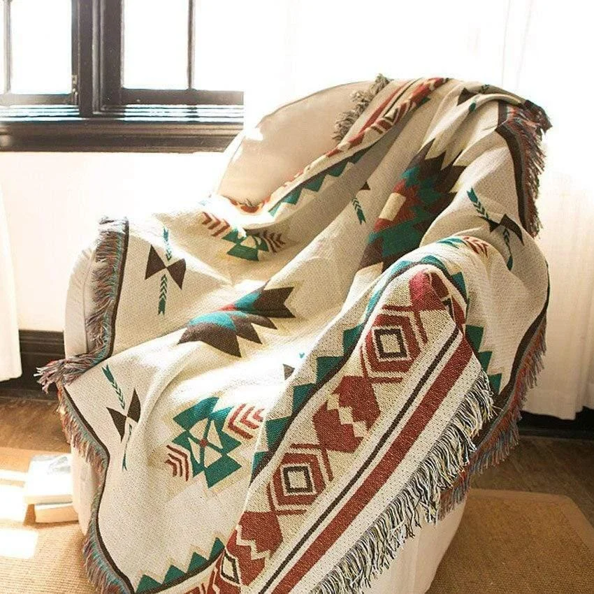 American Native Throw Sofa Blanket - Glova